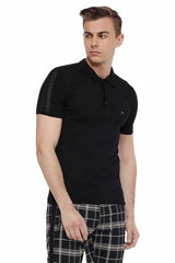 CT517 men's polo shirt in braided look