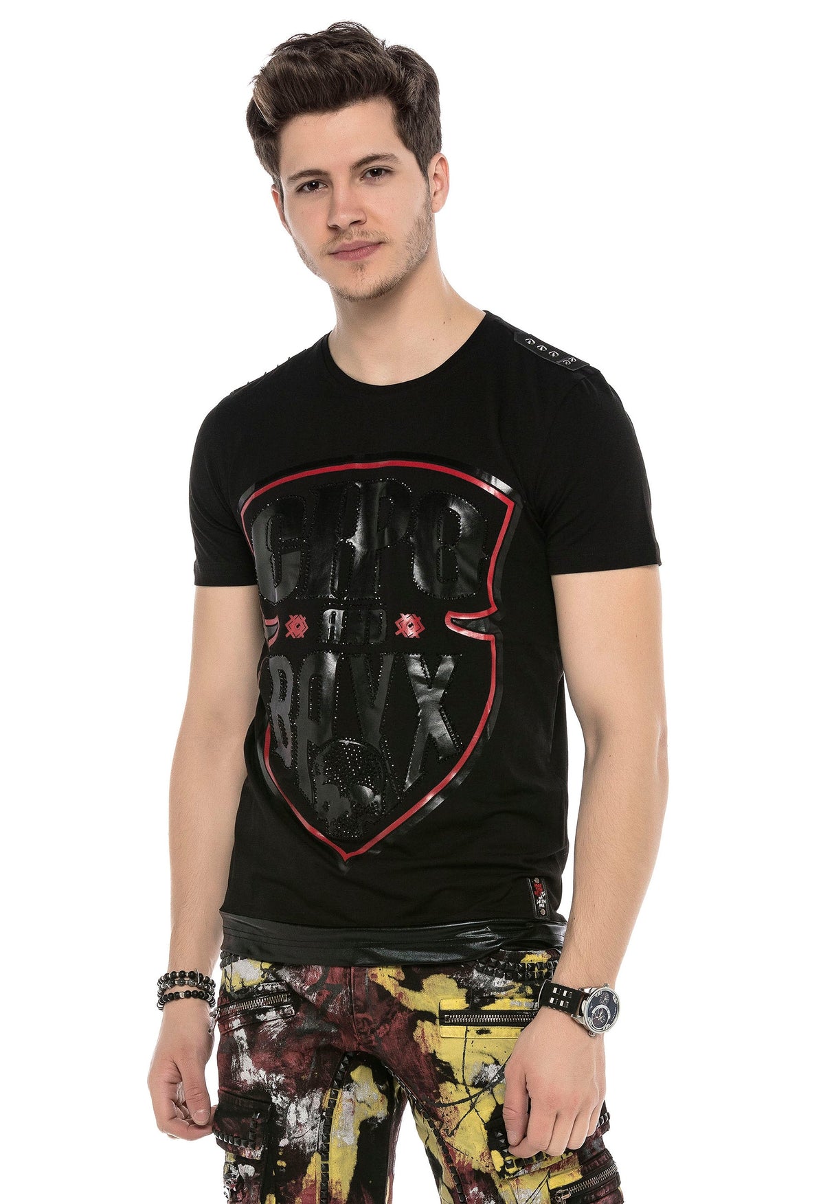 CT539 men's T-shirt with cool logo motif