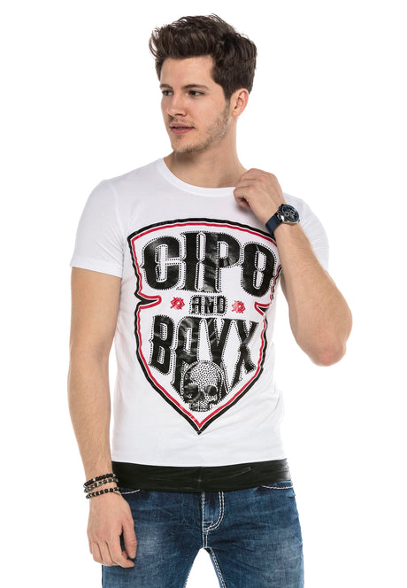 CT539 men's T-shirt with cool logo motif