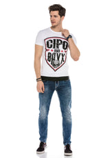 CT539 men's T-shirt with cool logo motif
