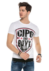 CT539 men's T-shirt with cool logo motif