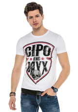 CT539 men's T-shirt with cool logo motif