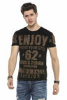 CT543 Men's T-shirt with stylish all-over sequin print