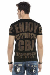 CT543 Men's T-shirt with stylish all-over sequin print