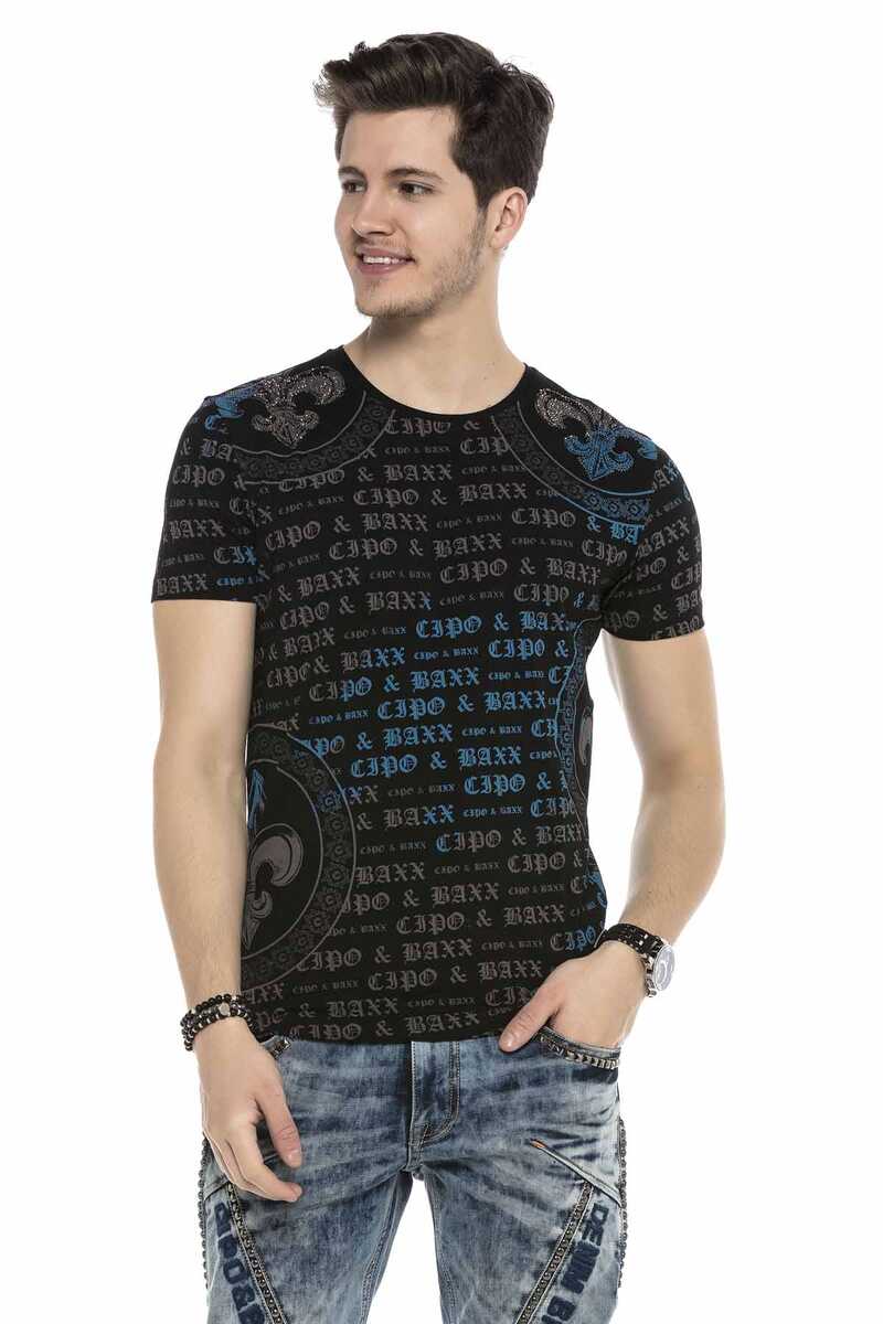 CT554 Men's T-shirt with cool logo prints