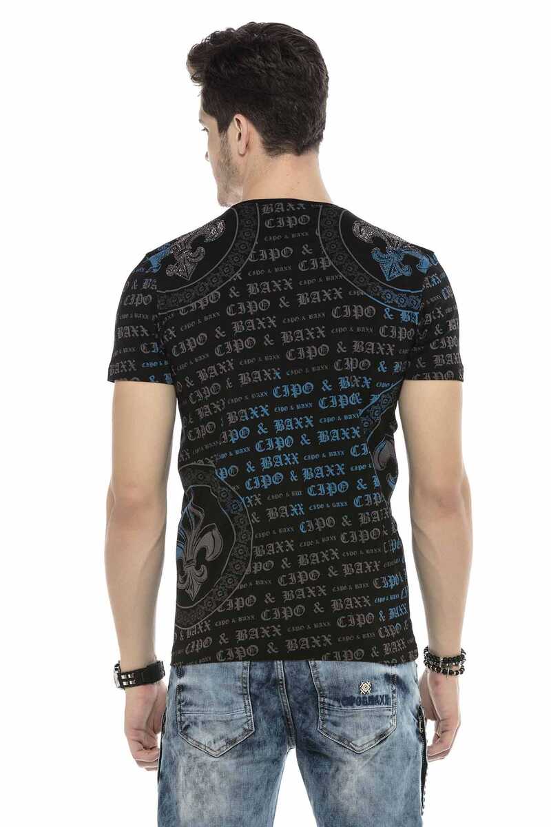 CT554 Men's T-shirt with cool logo prints