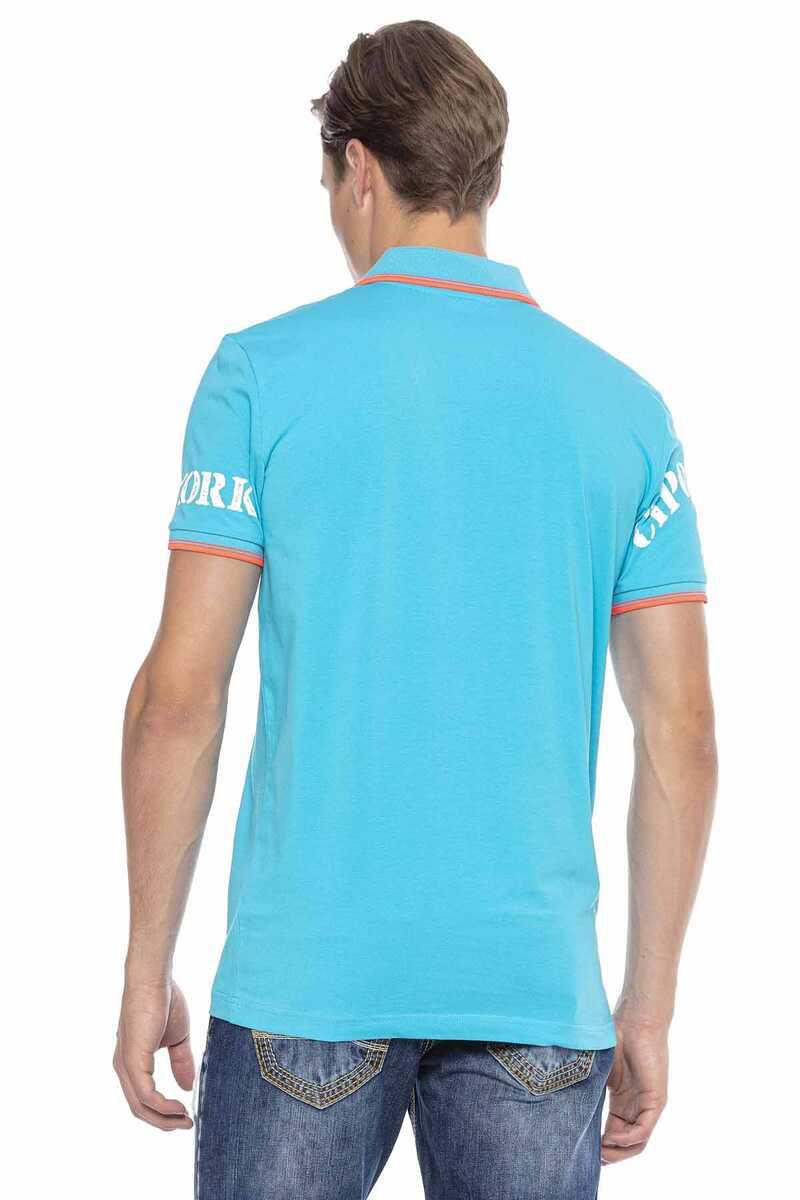 CT603 Men's polo shirt with trendy print