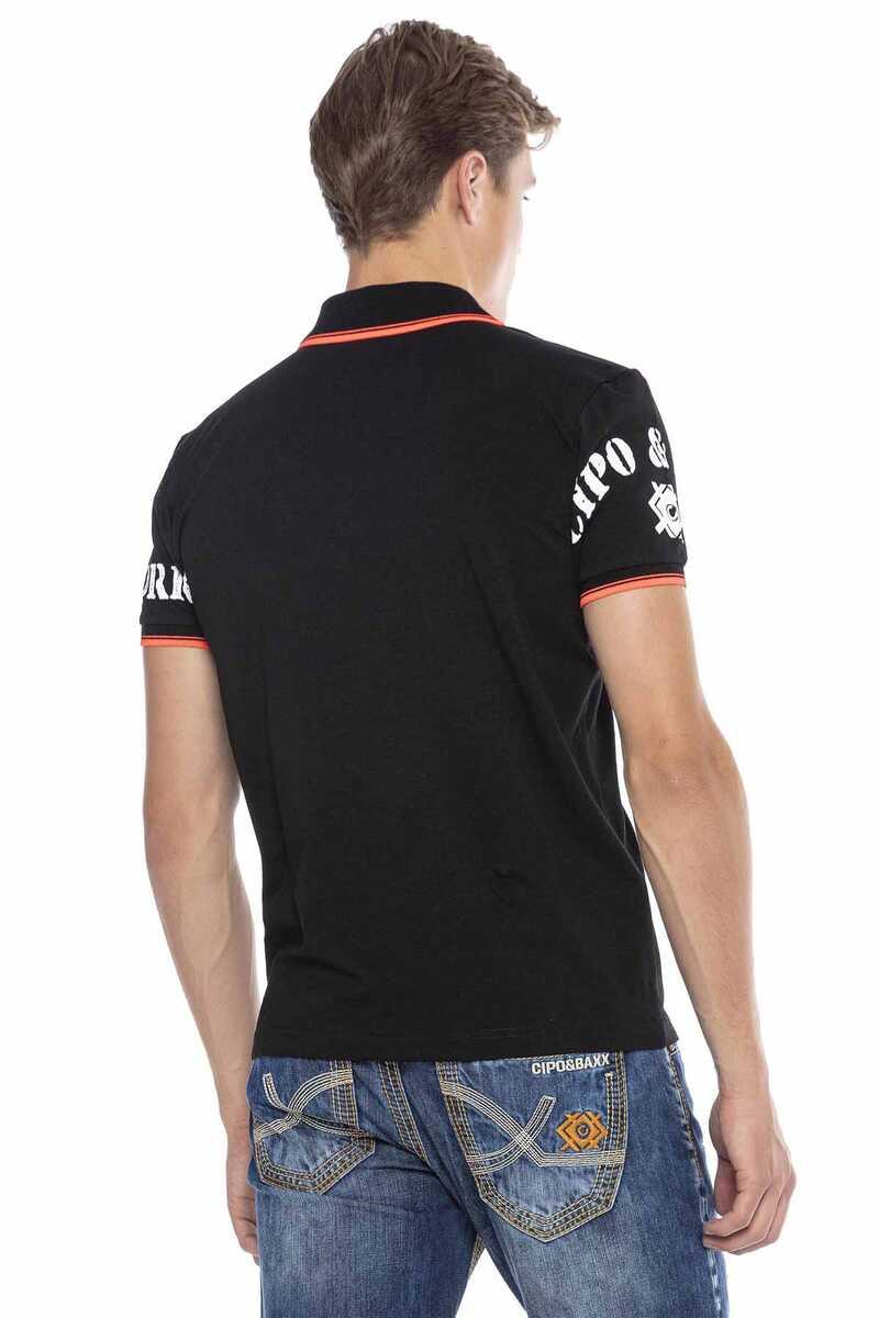 CT603 Men's polo shirt with trendy print