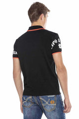 CT603 Men's polo shirt with trendy print