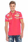 CT603 Men's polo shirt with trendy print