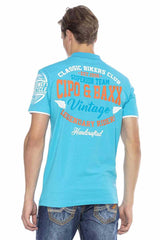 CT604 Men's polo shirt with casual prints