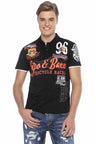 CT604 Men's polo shirt with casual prints