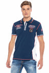 CT605 Men's polo shirt with trendy contrast stitching
