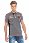 CT605 Men's polo shirt with trendy contrast stitching