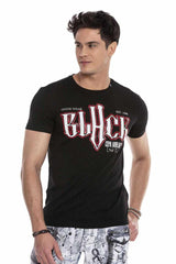 CT617 Men's T-shirt with eye-catching front print