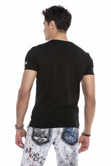 CT617 Men's T-shirt with eye-catching front print