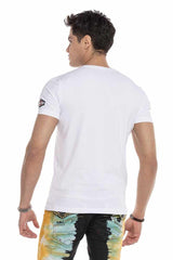 CT617 Men's T-shirt with eye-catching front print
