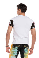 CT631 Men's T-shirt with eye-catching print