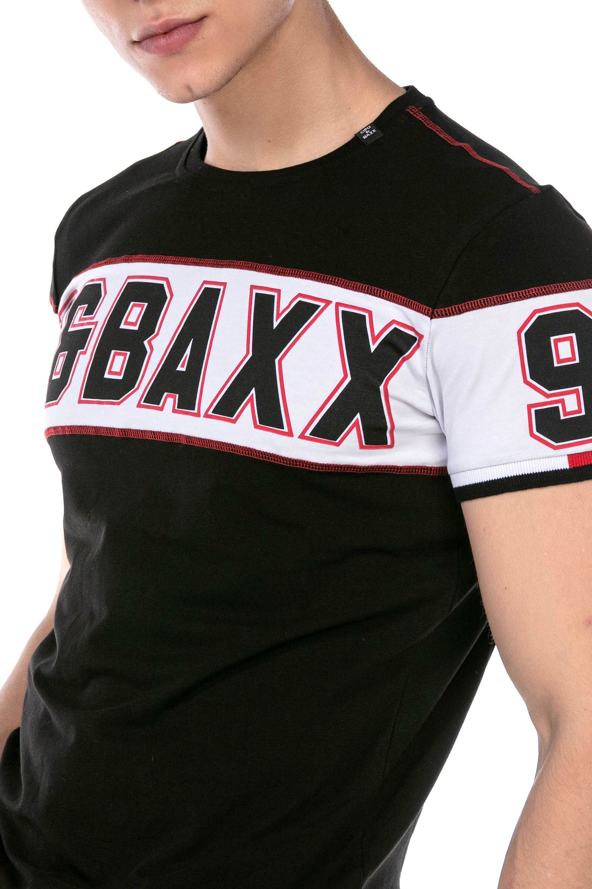 CT631 Men's T-shirt with eye-catching print