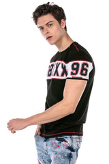 CT631 Men's T-shirt with eye-catching print