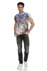 CT643 Men's T-shirt with trendy print