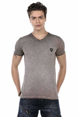 CT647 men's T-shirt in mottled design