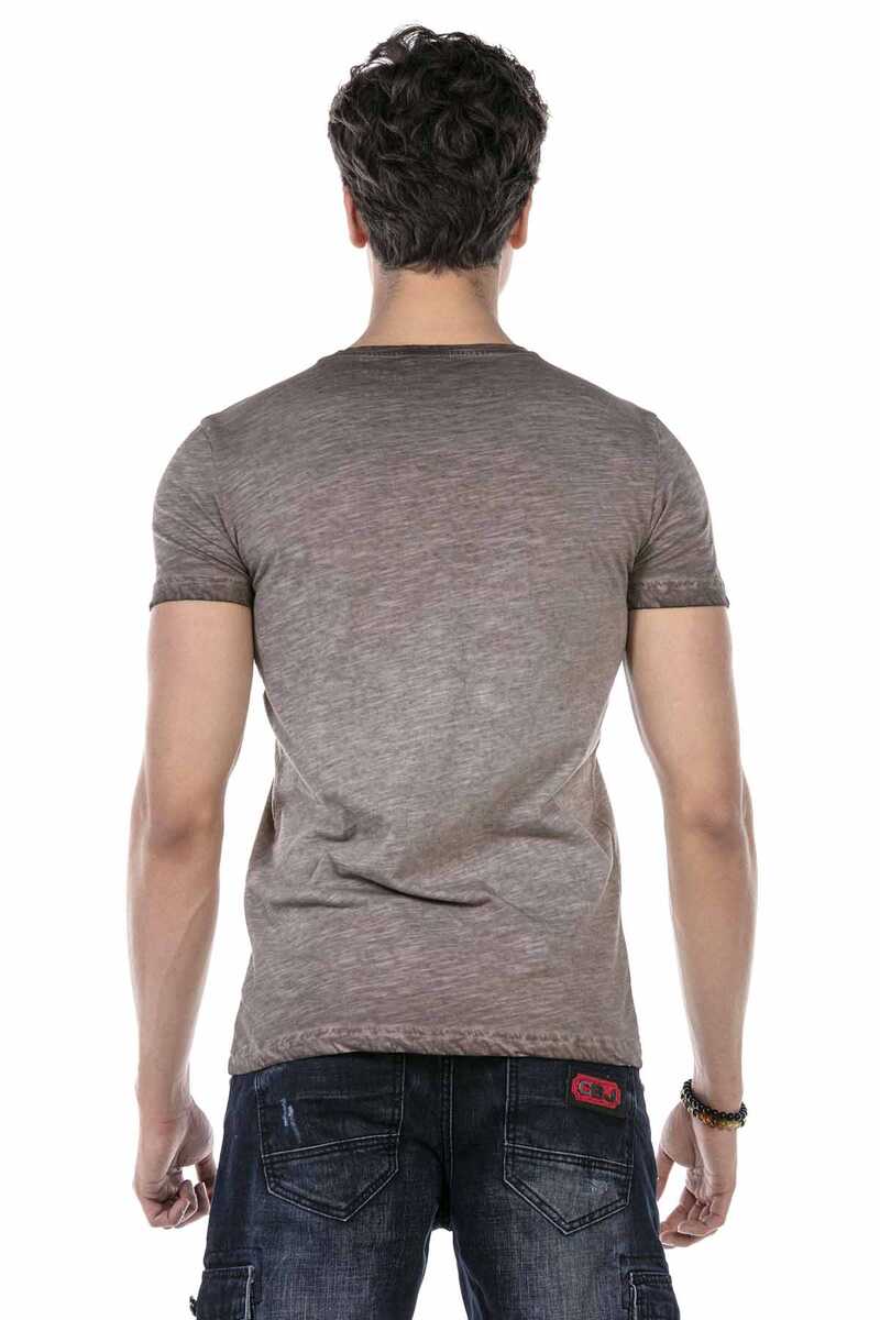 CT647 men's T-shirt in mottled design