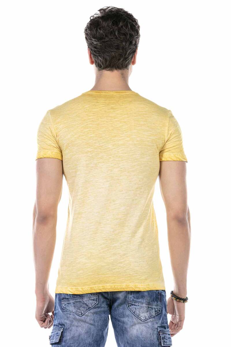 CT647 men's T-shirt in mottled design