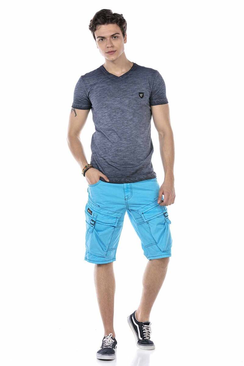 CT647 men's T-shirt in mottled design