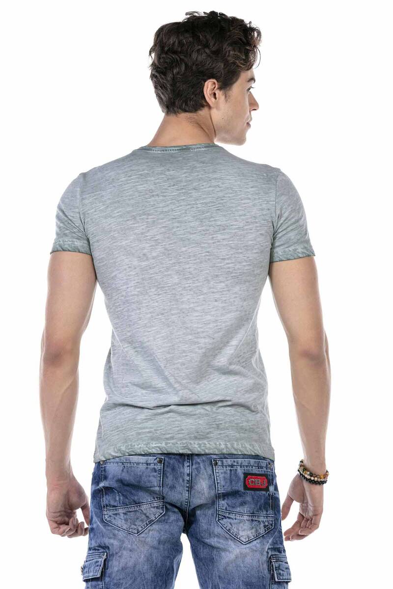 CT647 men's T-shirt in mottled design
