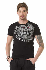 CT676 Men's T-shirt with large front print