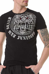 CT676 Men's T-shirt with large front print