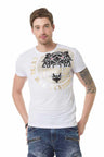 CT676 Men's T-shirt with large front print