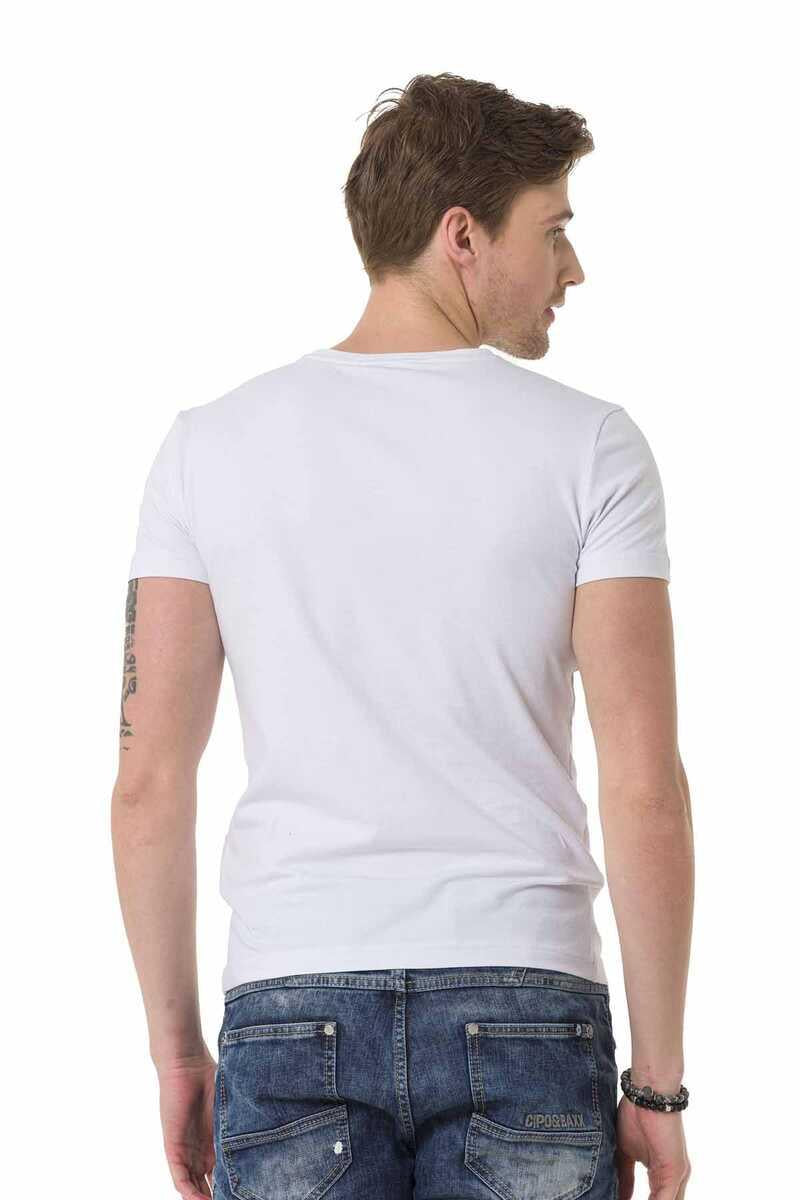 CT676 Men's T-shirt with large front print