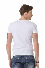CT676 Men's T-shirt with large front print