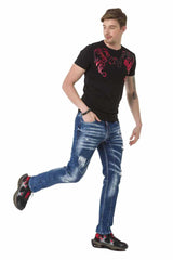 CT679 Men's T-shirt with large front print