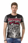 CT681 Men's T-shirt with large print