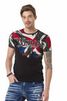 CT683 Men's T-shirt with large front print