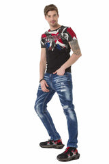 CT683 Men's T-shirt with large front print