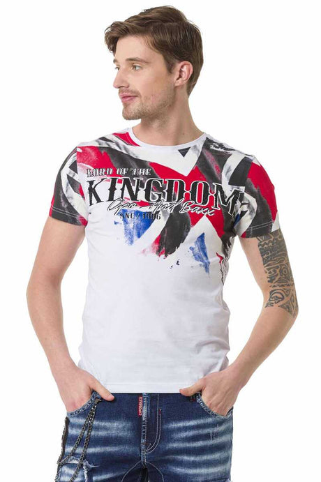 CT683 Men's T-shirt with large front print