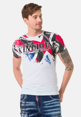 CT683 Men's T-shirt with large front print