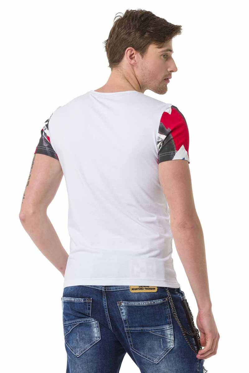 CT683 Men's T-shirt with large front print