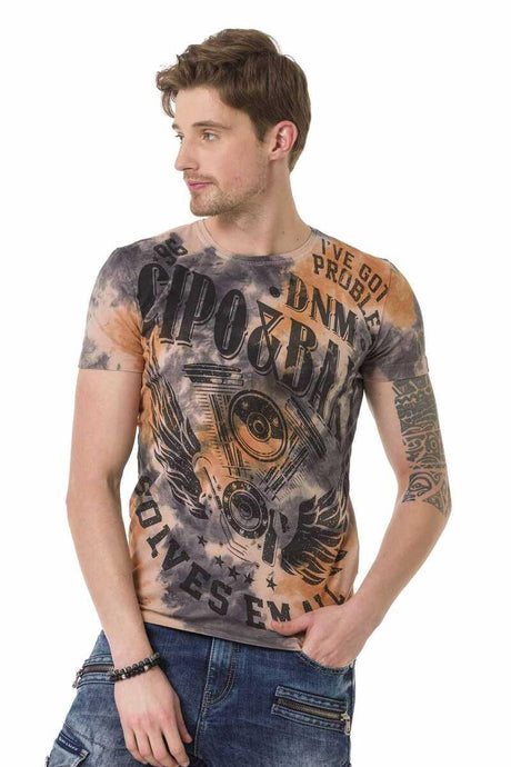 CT687 Men's T-shirt with cool prints