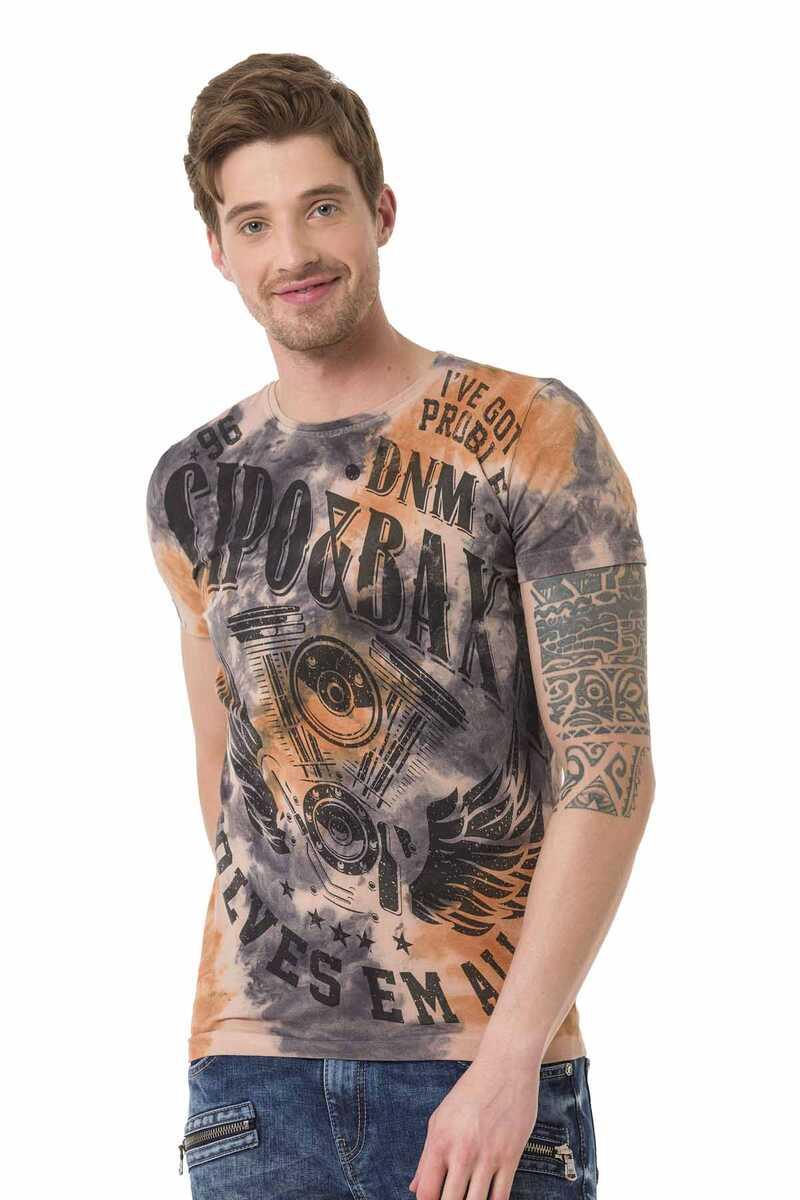 CT687 Men's T-shirt with cool prints