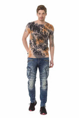 CT687 Men's T-shirt with cool prints