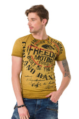 CT689 Men's T-shirt with large print