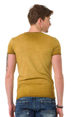 CT689 Men's T-shirt with large print