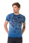 CT689 Men's T-shirt with large print