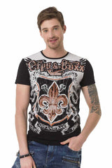CT691 Men's T-shirt with cool crest prints