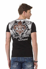CT691 Men's T-shirt with cool crest prints